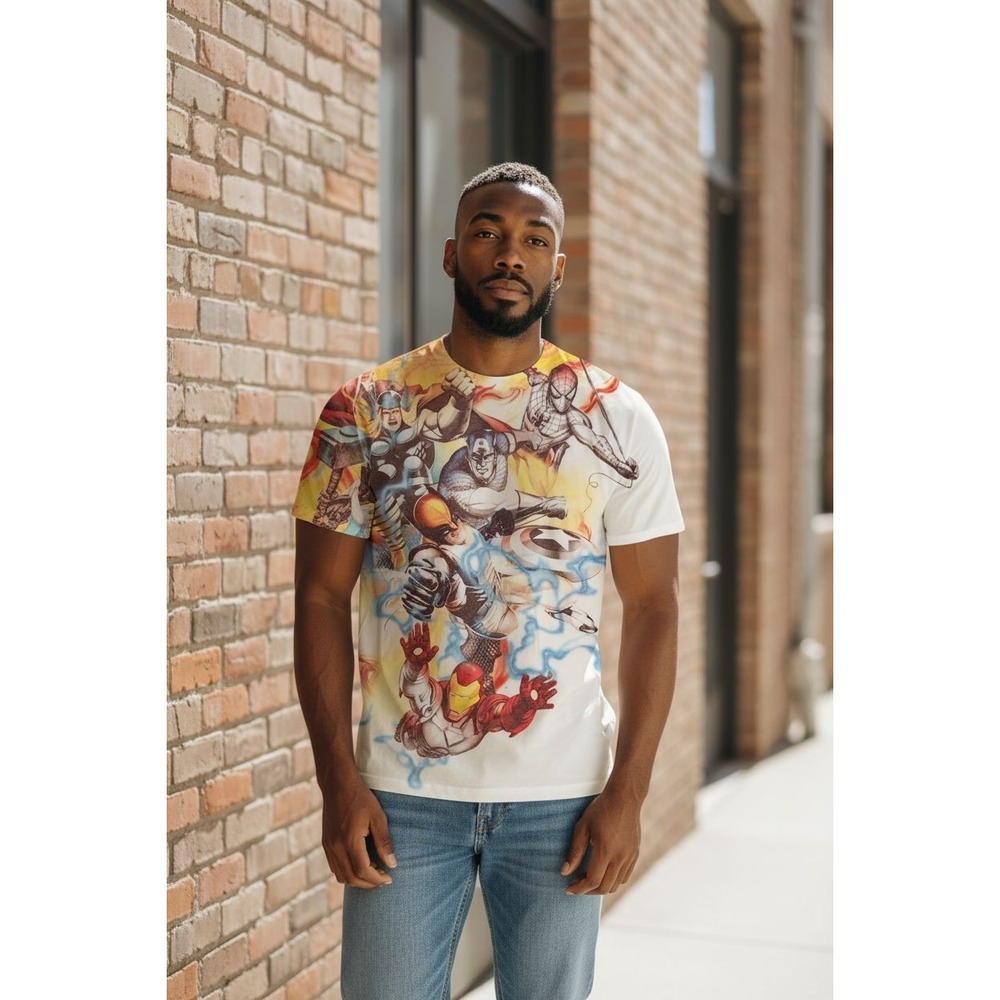 Marvel Heroes Tee -2009 Sz‎ L